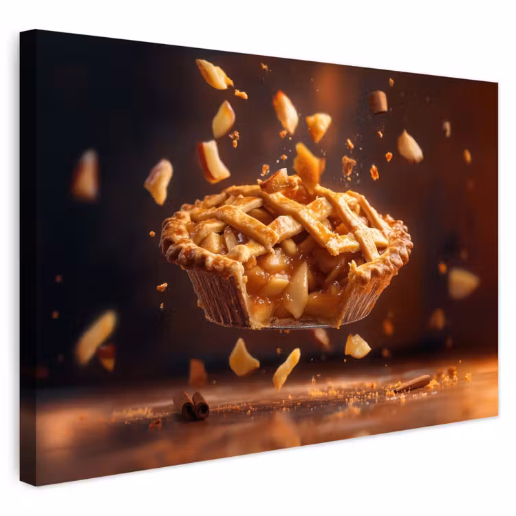 Buiten canvas - Appel - Taart - Warm - Eten — 1