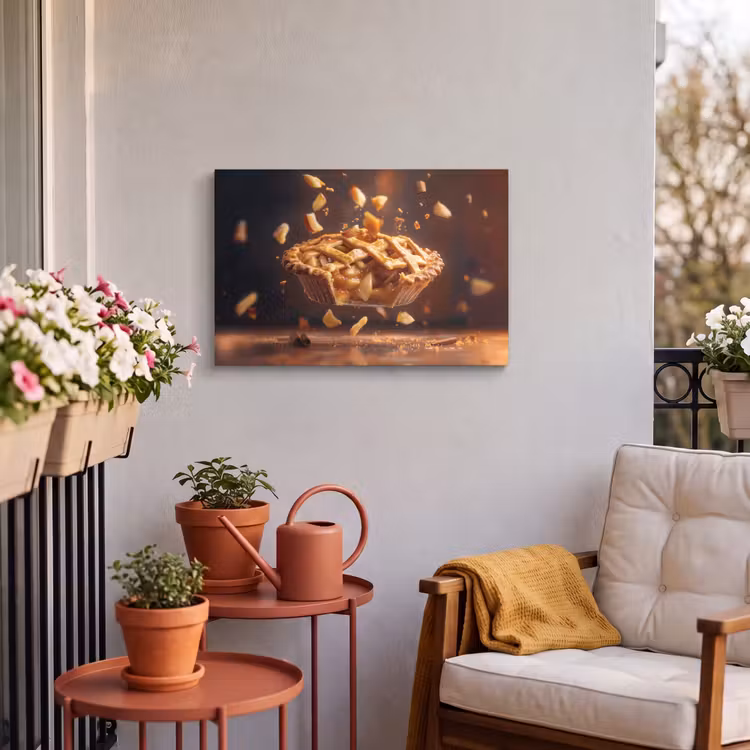 Buiten canvas - Appel - Taart - Warm - Eten — 4