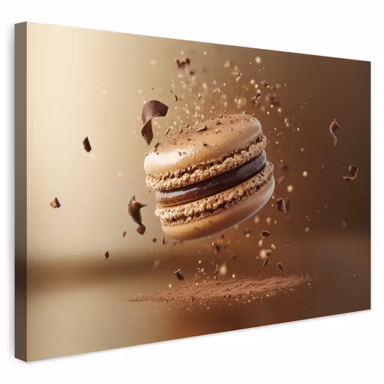 Buiten canvas - Chocolade - Macarons - Eten - Snoep — 1