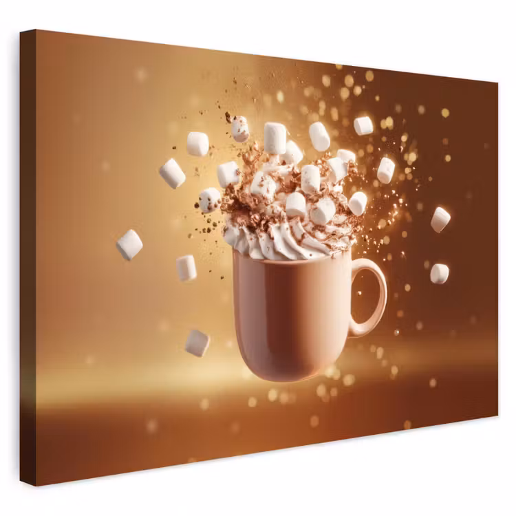 Buiten canvas - Chocomelk - Drinken - Warm - Bruin — 1