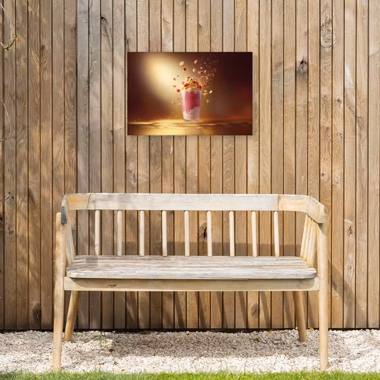 Buiten canvas - Framboos - Smoothie - Drinken - Roze — 3
