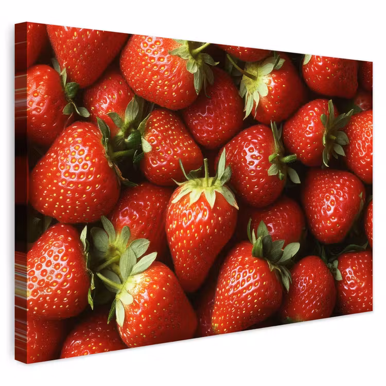 Buiten canvas - Aardbei - Fruit - Rood — 1