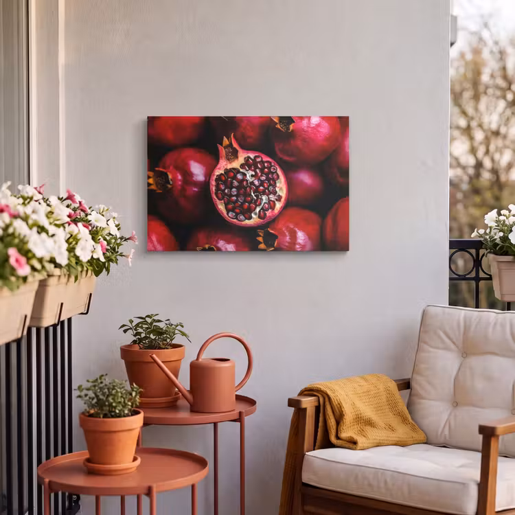 Buiten canvas - Granaatappel - Rood - Fruit — 4