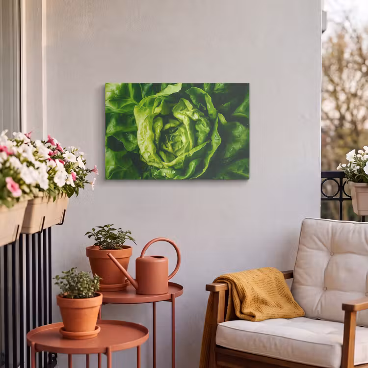 Buiten canvas - Groente - Sla - Groen — 4