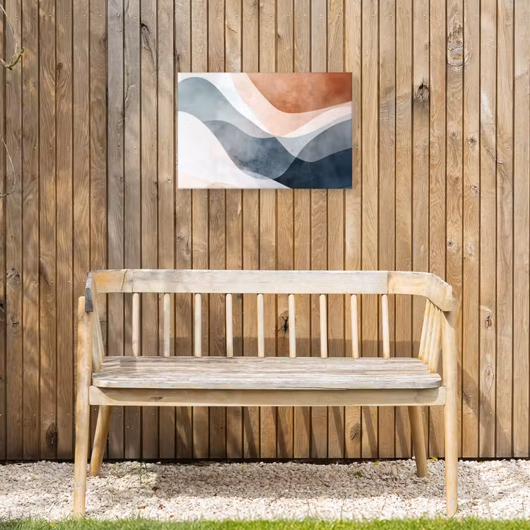 Buiten canvas - Abstract - Golven - Blauw — 3