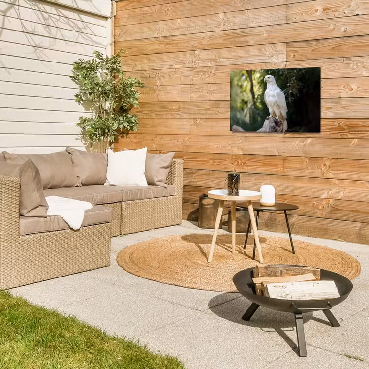Buiten canvas - Arend - Hout - Wit - Planten — 5
