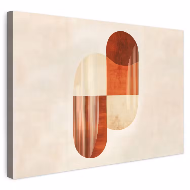 Buiten canvas - Bogen - Beige - Vormen — 1