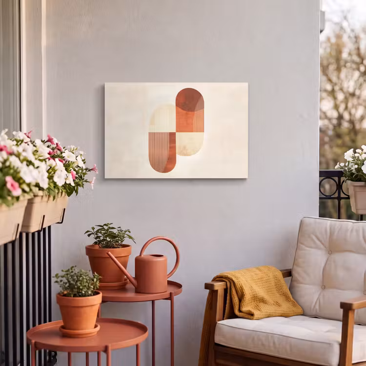 Buiten canvas - Bogen - Beige - Vormen — 4