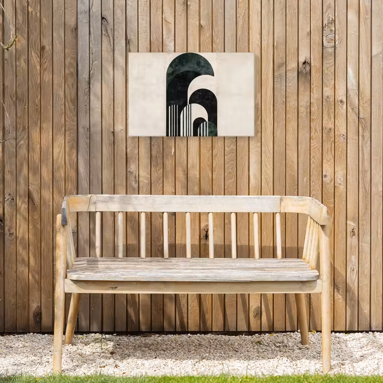 Buiten canvas - Bogen - Donkergroen - Lijnen — 3