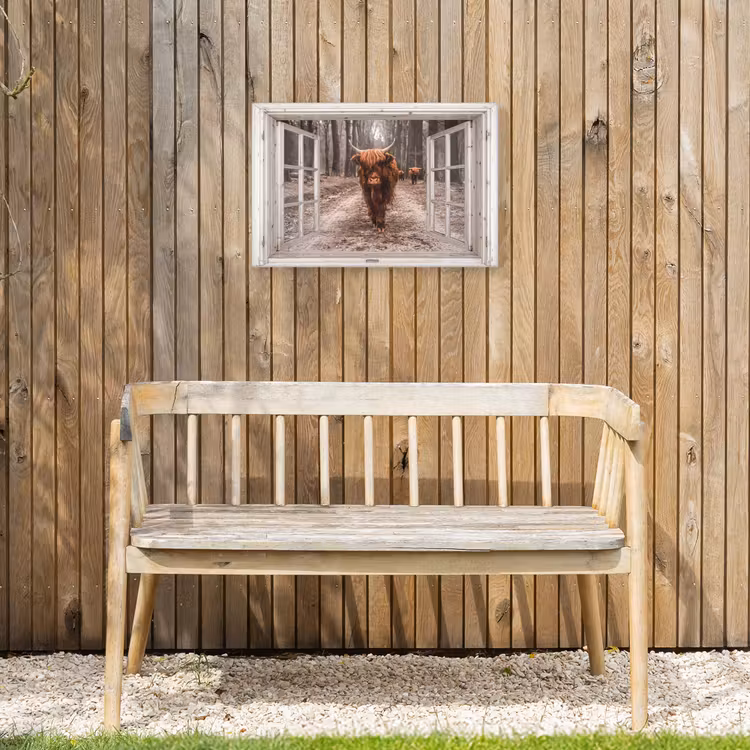 Buiten canvas - Hooglander door het Raam — 3