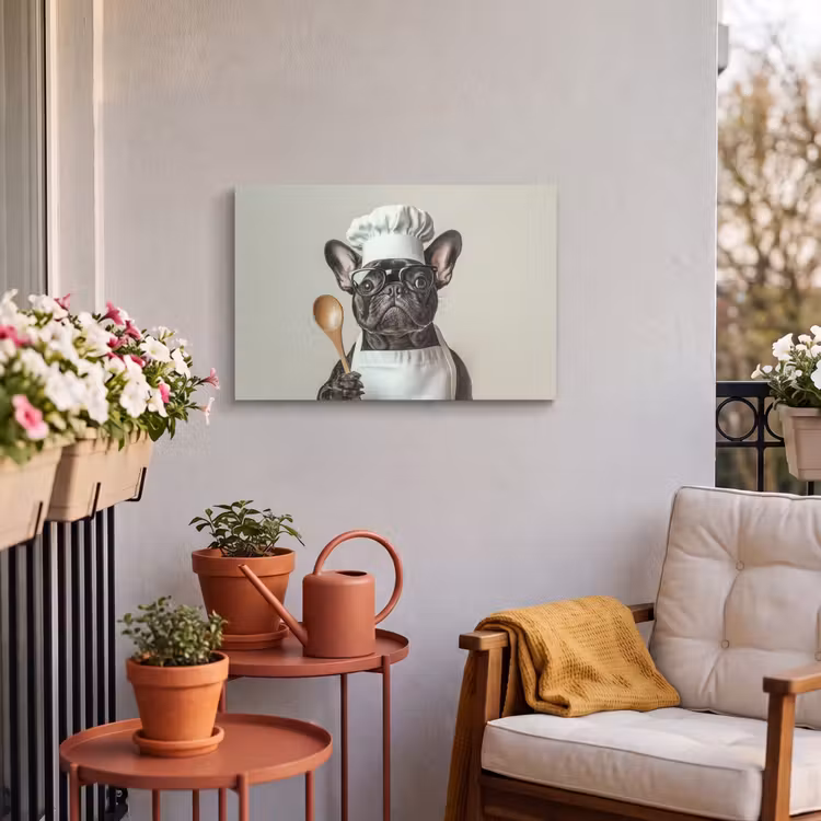 Buiten canvas - Bril - Hond - Kok — 4