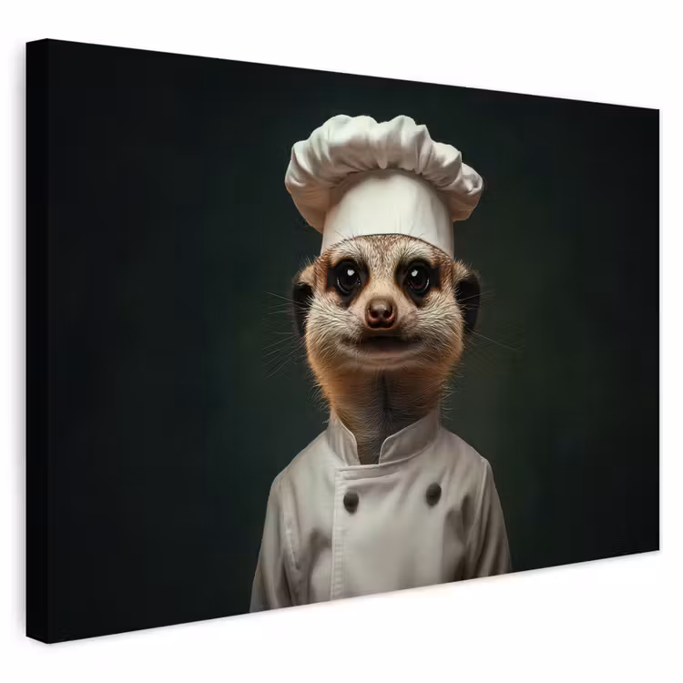 Buiten canvas - Dier - Kok - Stokstaartje — 1