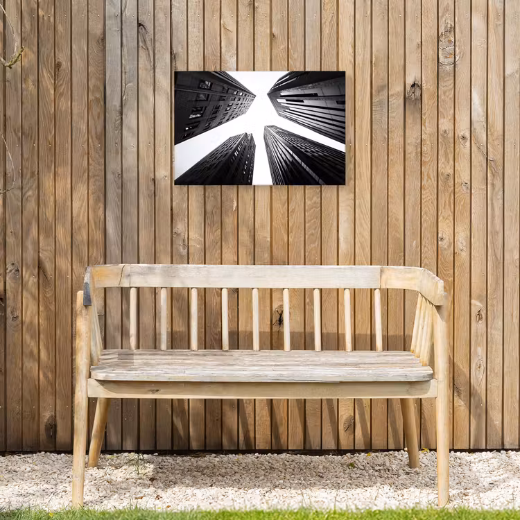 Buiten canvas - Gebouwen - Lucht - Zwart — 3