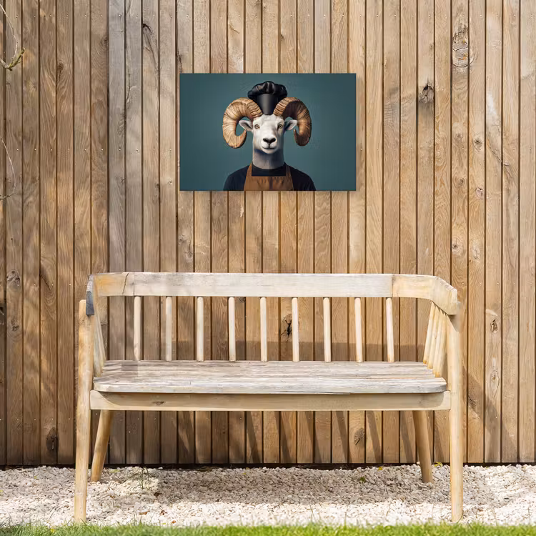 Buiten canvas - Geit - Hoorns - Kokskleding — 3