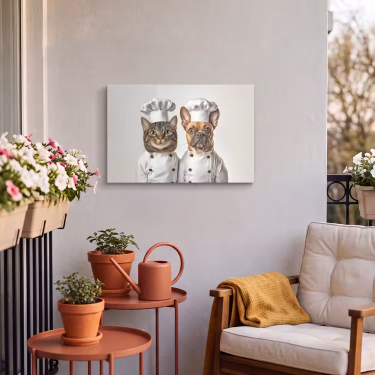 Buiten canvas - Kat - Hond - Kokskleding — 4