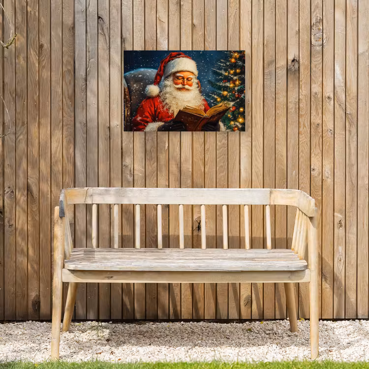 Buiten canvas - Kerstman - Kerst - Winter - Kerstboom — 3