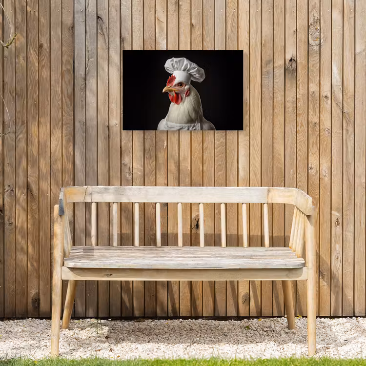 Buiten canvas - Kok - Rood - Kip — 3