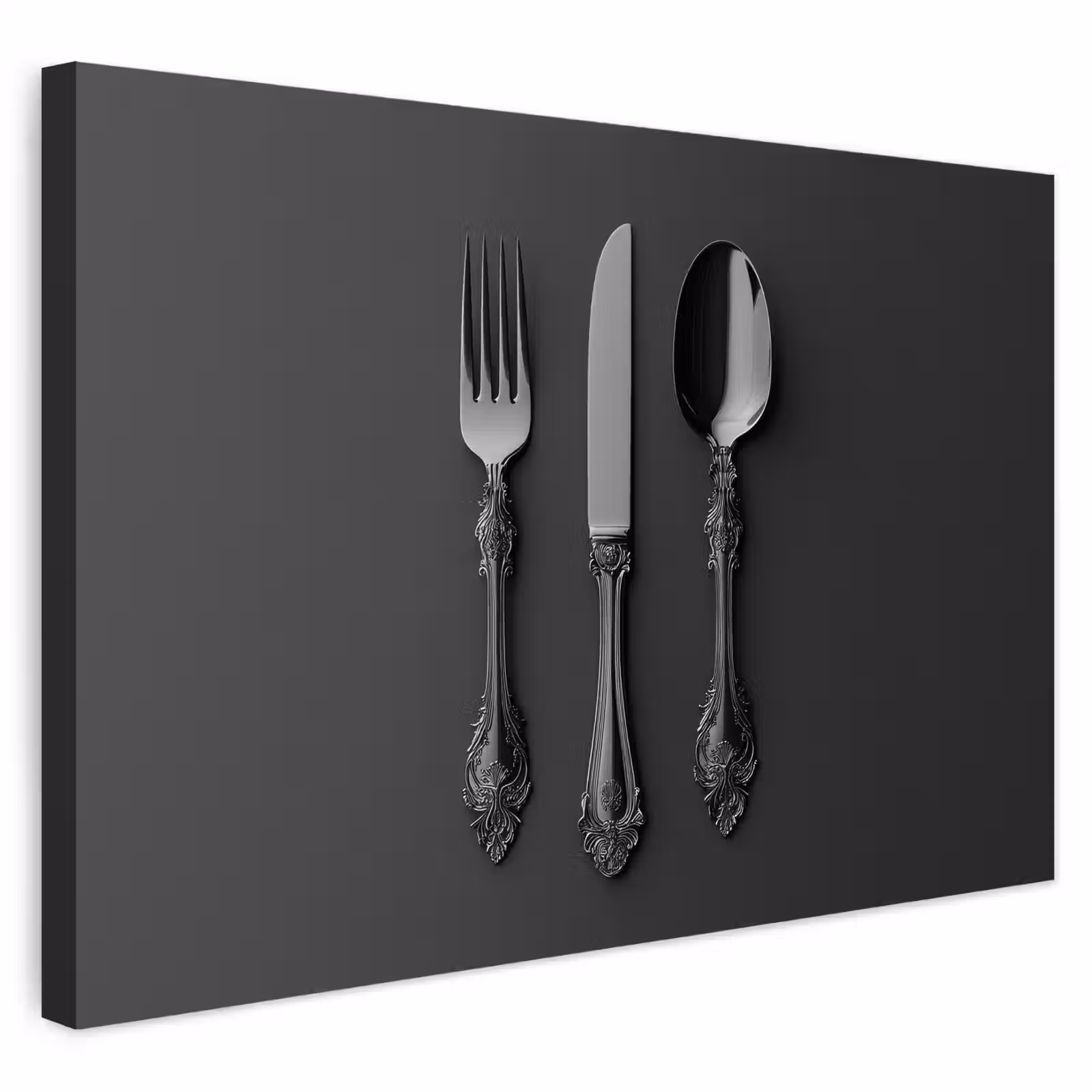 Buiten canvas - Bestek - Zwart — 1