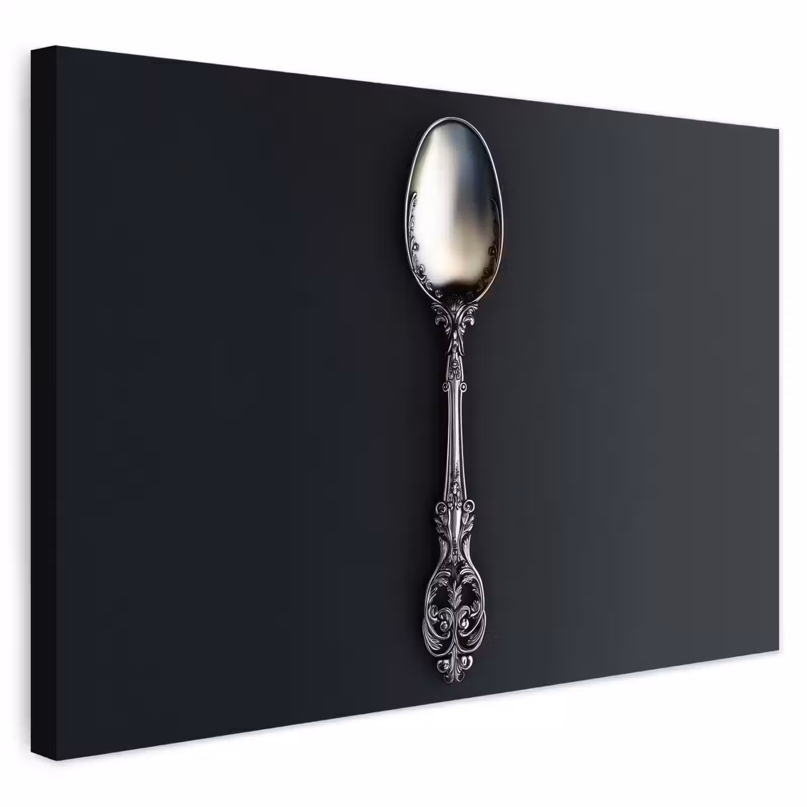 Buiten canvas - Lepel - Zilver - Metaal — 1