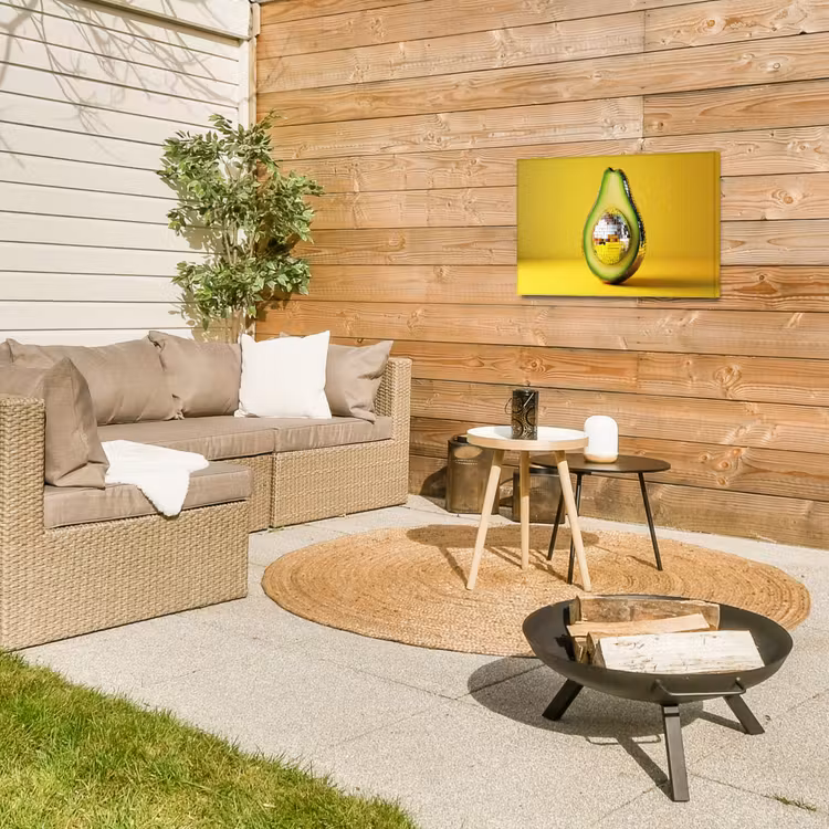 Buiten canvas - Avocado - Discobal - Geel - Glitter — 5