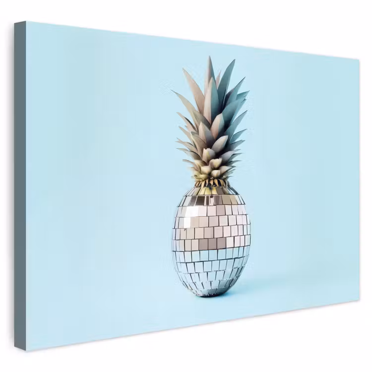Buiten canvas - Blauw - Ananas - Disco - Discobal — 1