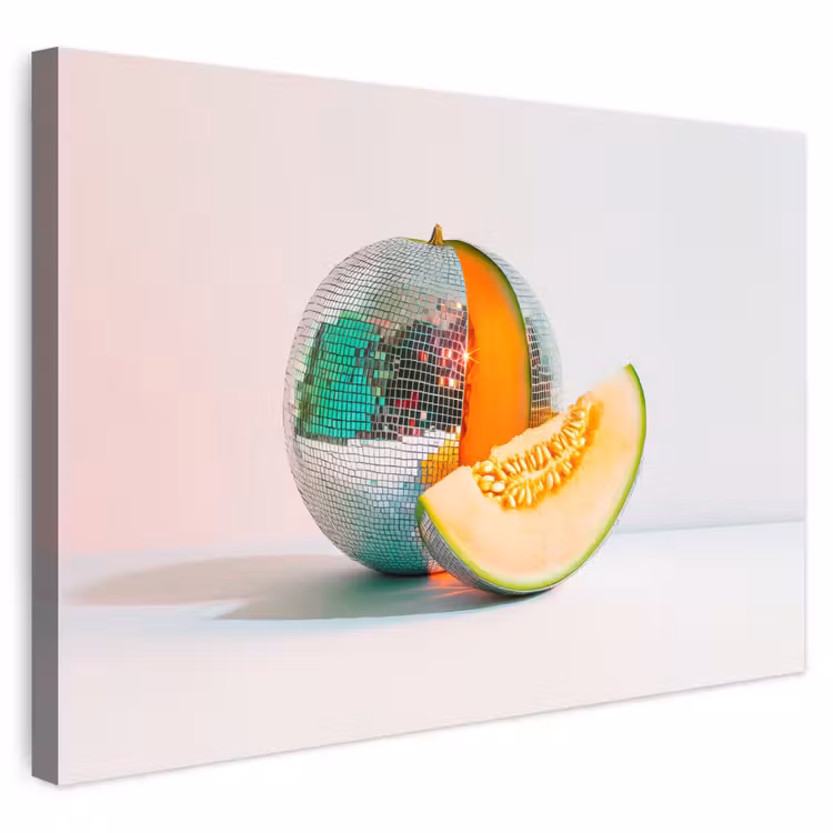 Buiten canvas - Disco - Discobal - Meloen - Pastel — 1