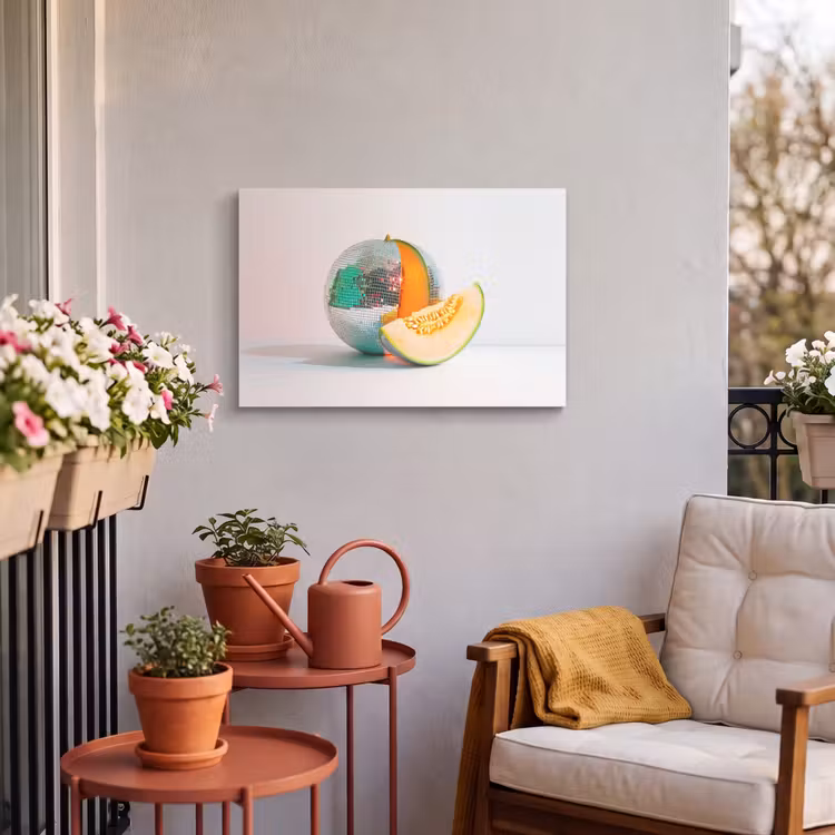 Buiten canvas - Disco - Discobal - Meloen - Pastel — 4