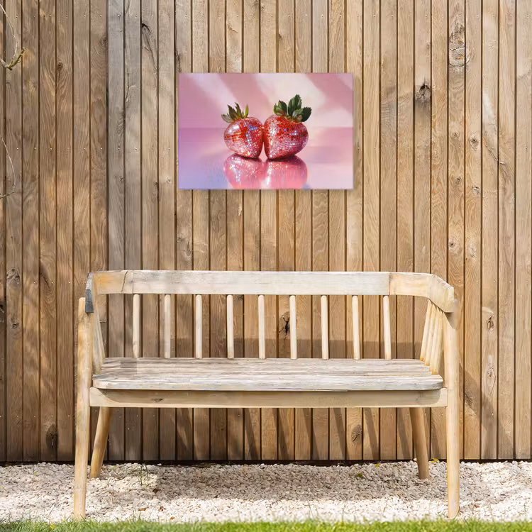 Buiten canvas - Disco - Fruit - Glitter - Strawberry — 3