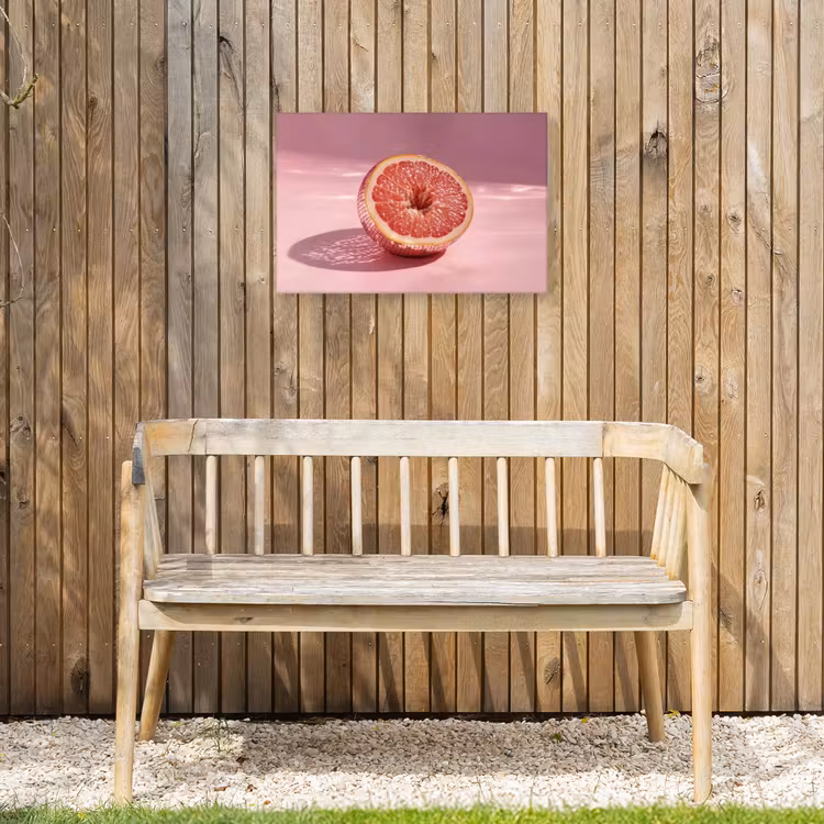 Buiten canvas - Grapefruit - Roze - Disco - Shiny — 3