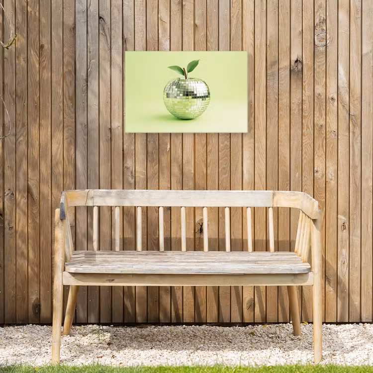 Buiten canvas - Groen - Disco - Decoratie - Appel — 3