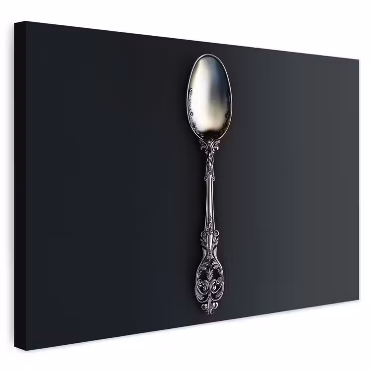 Buiten canvas - Lepel - Zilver - Metaal — 1