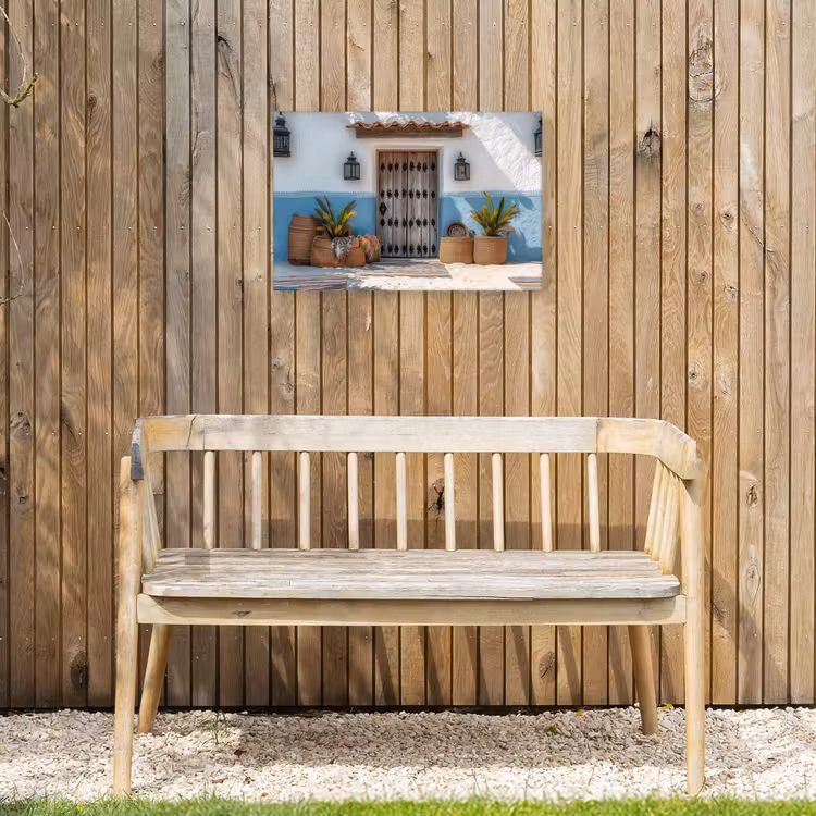 Buiten canvas - Deur - Manden - Planten — 3