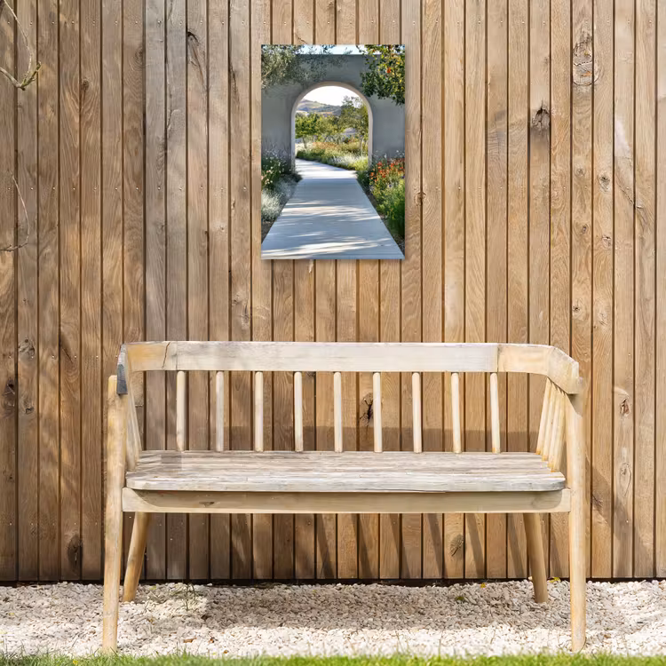 Buiten canvas - Doorkijk - Pad - Beton - Landschap — 3