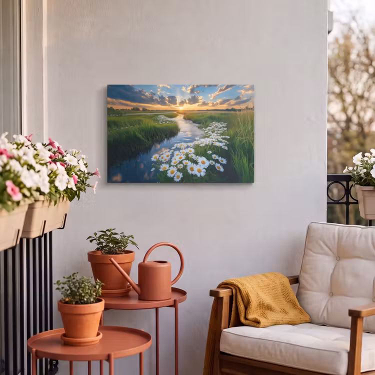 Buiten canvas - Beekje - Landschap - Margriet — 4