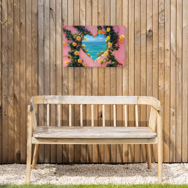Buiten canvas - Hart - Zee - Muur — 3