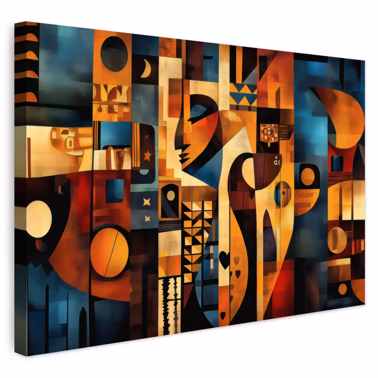 Buiten canvas - Figuren - Abstract - Symbolen — 1