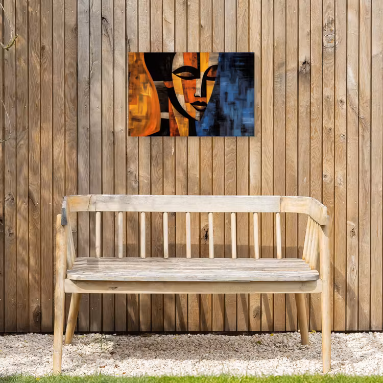 Buiten canvas - Abstract - Portret - Kleurvakken — 3