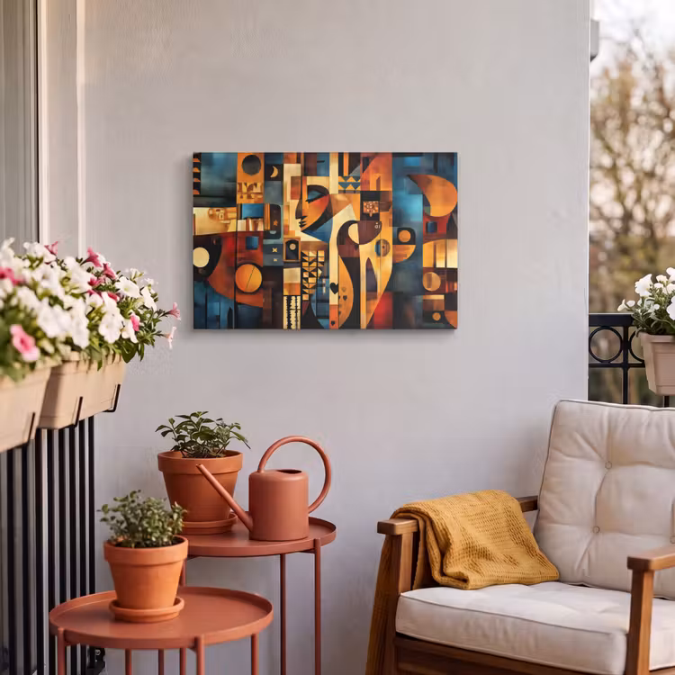 Buiten canvas - Figuren - Abstract - Symbolen — 4