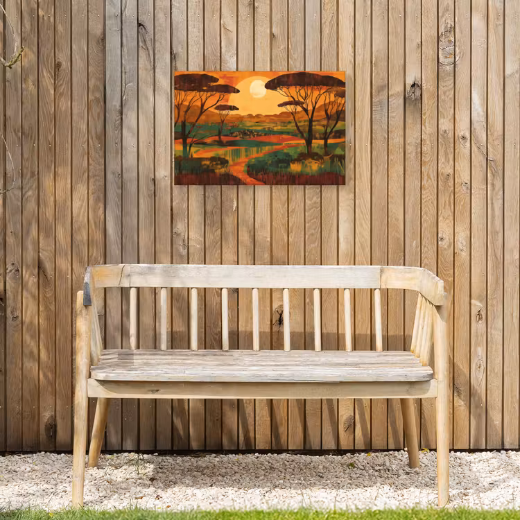 Buiten canvas - Landschap - Afrikaans - Zon — 3