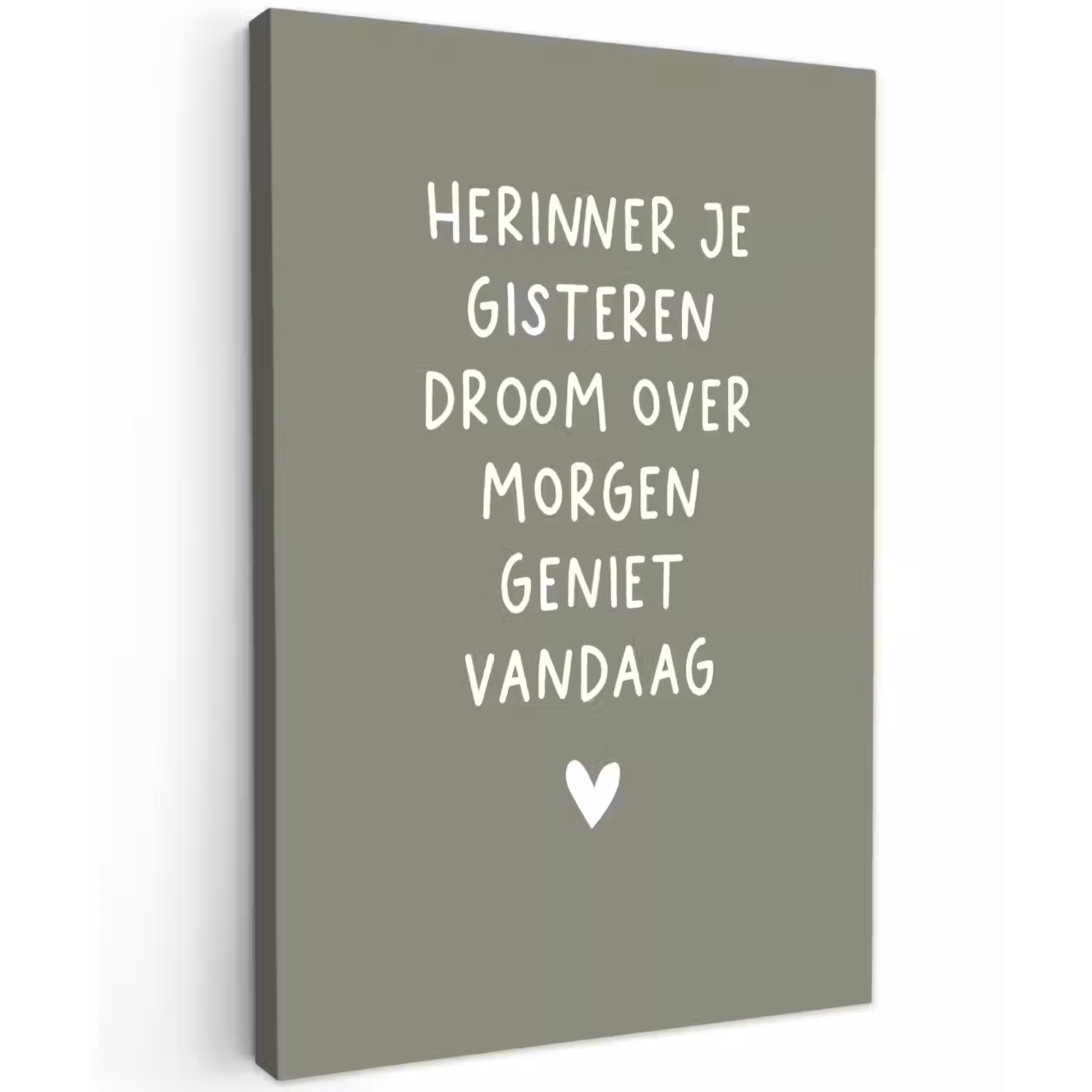 Buiten canvas - droom-groen — 1