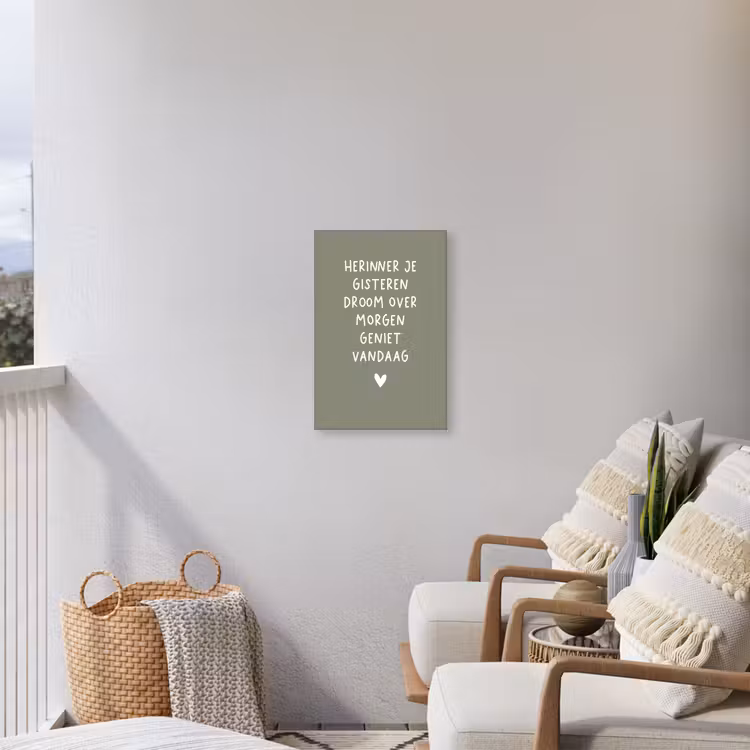 Buiten canvas - droom-groen — 4