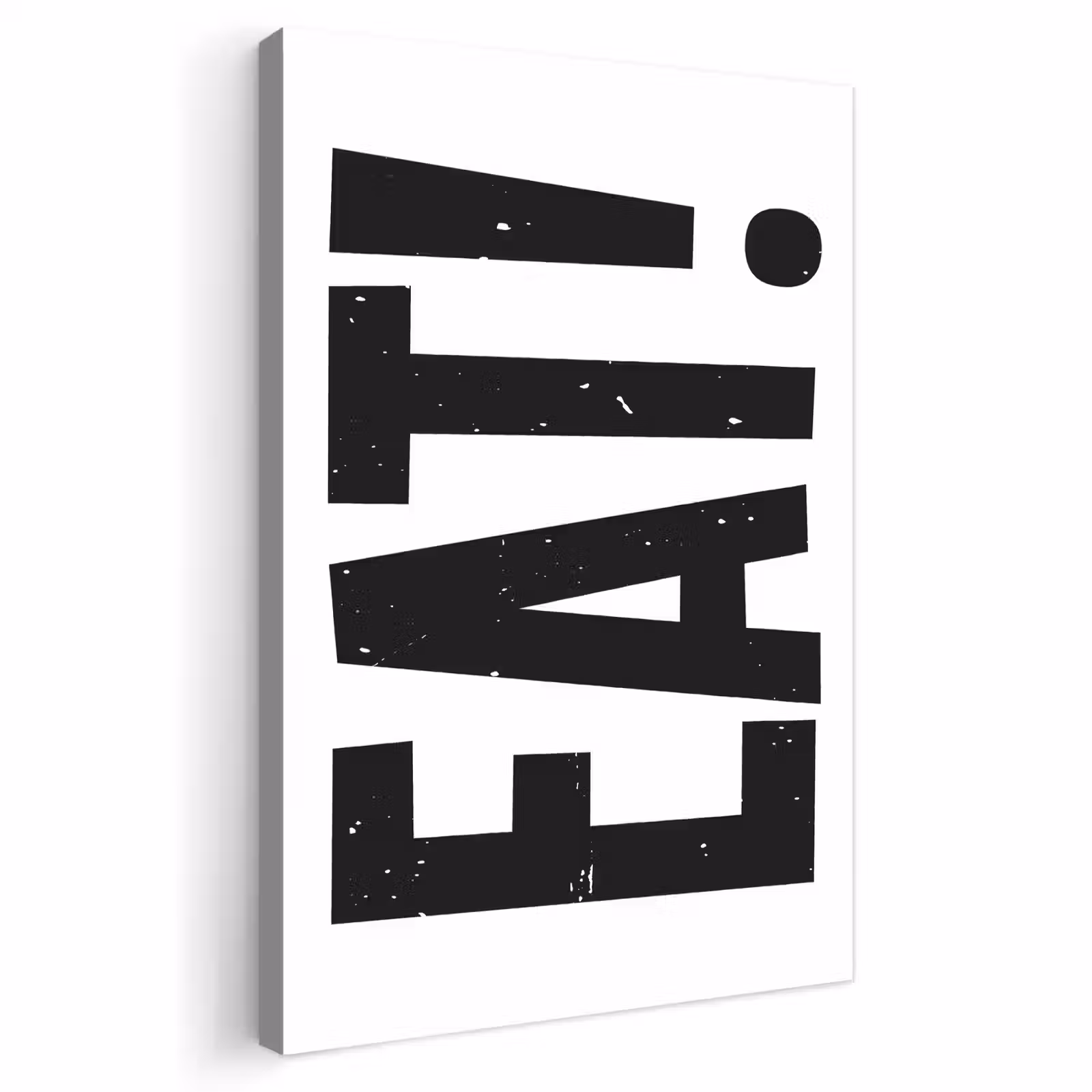 Buiten canvas - Decoratie - Eten - Zwart - Wit — 1
