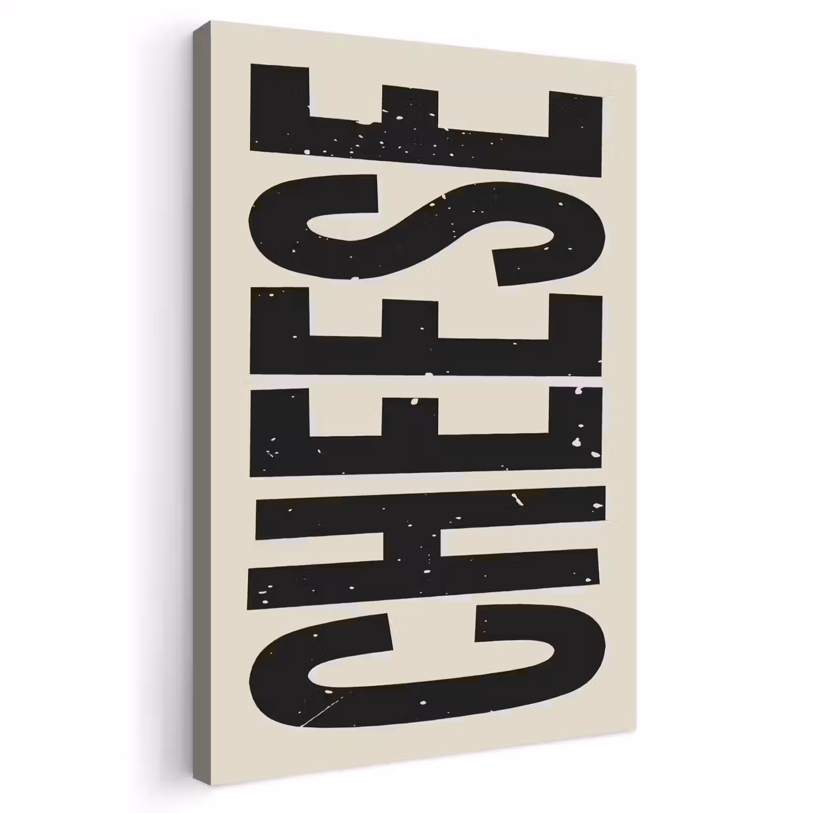 Buiten canvas - Kaas - Decoratie - Beige - Cheese — 1