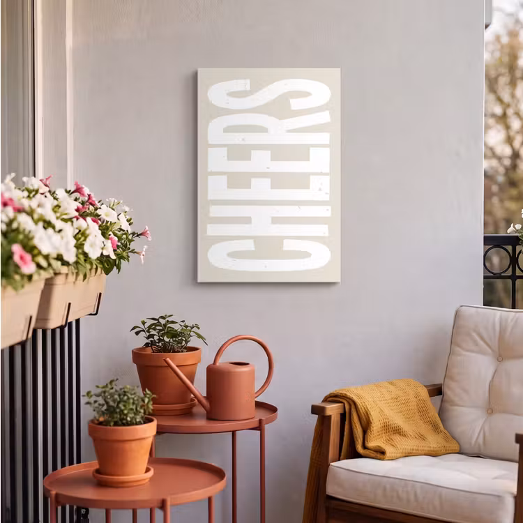 Buiten canvas - Cheers - Feest - Japandi - Vintage — 4