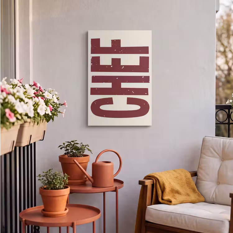 Buiten canvas - Chef - Rood - Japandi - Vintage — 4
