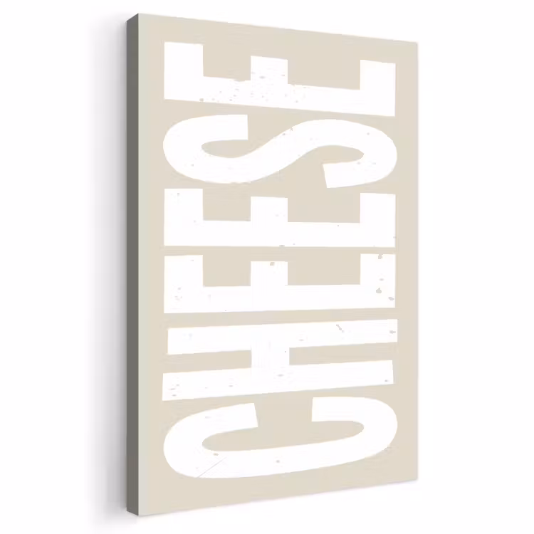 Buiten canvas - Food - Japandi - Cheese - Decoratie — 1