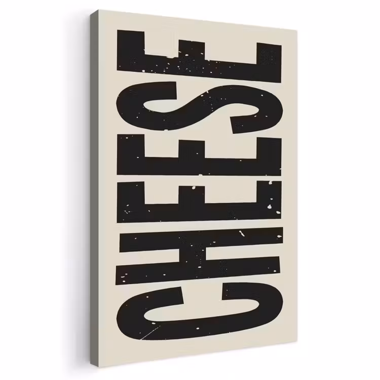 Buiten canvas - Kaas - Decoratie - Beige - Cheese — 1