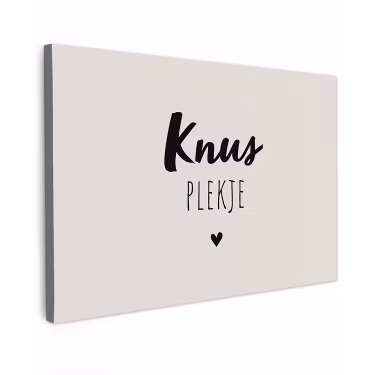 Buiten canvas - Knus plekje - Quotes - Tekst - Thuis — 1