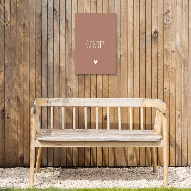 Buiten canvas - Geniet - Spreuken - Quotes — 3