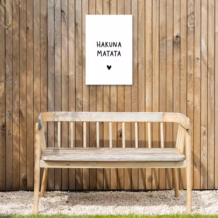 Buiten canvas - Hakuna matata - Quotes - Spreuken — 3